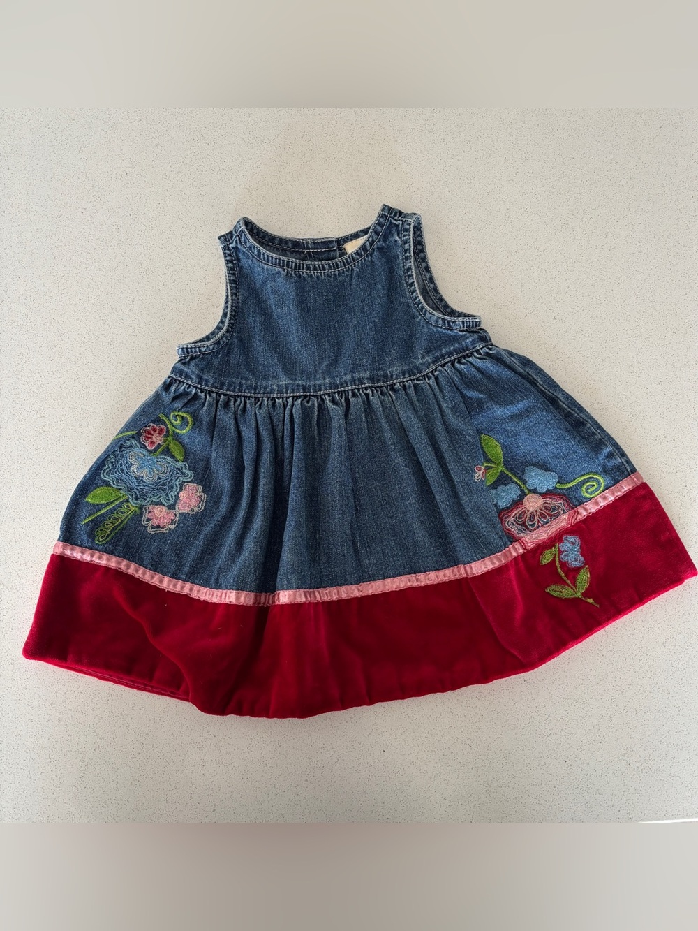 NWT Vintage Baby Gap Denim Dress
